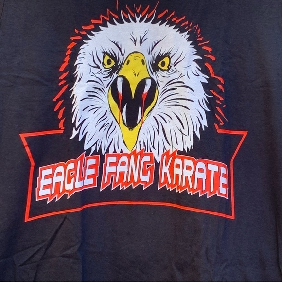 Men's Size S/M "Eagle Fang Karate" T-Shirt by LICENSED COBRA KAI shirt NEW / D67 - Picture 2 of 4